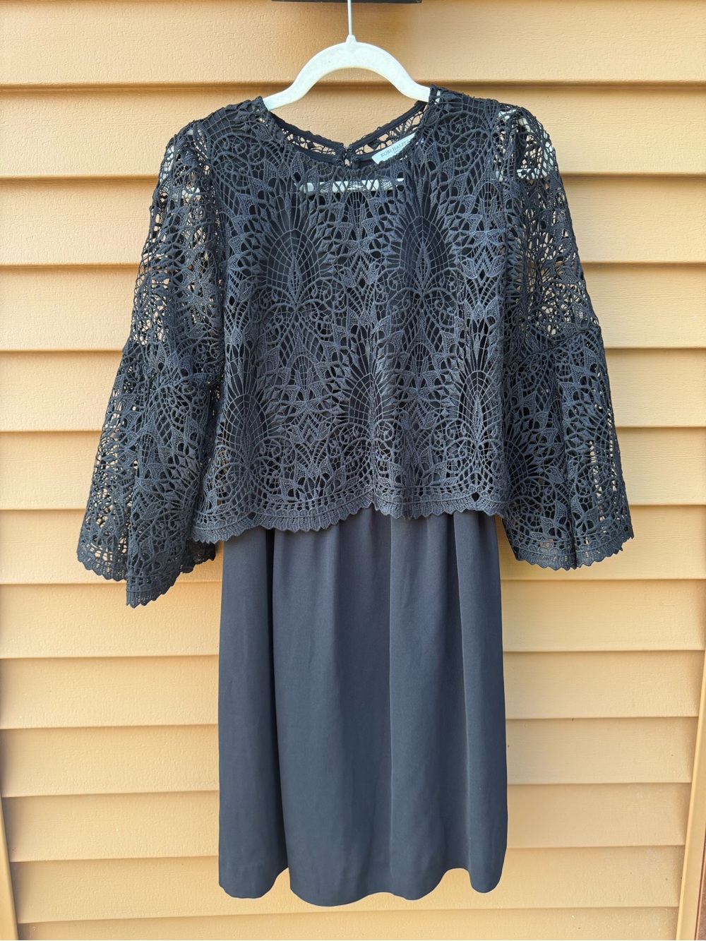 Kobi Halperin Remi Black Lace Overlay Dress